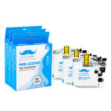 Moustache LC203C MFC J5520DW Brother LC203C Compatible Cyan Ink Cartridge High Yield Moustache