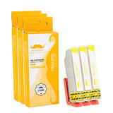 Moustache T273XL420 Expression Premium XP 600 Small in One Epson 273 T273XL420 Compatible Yellow Ink Cartridge High Yield Mou