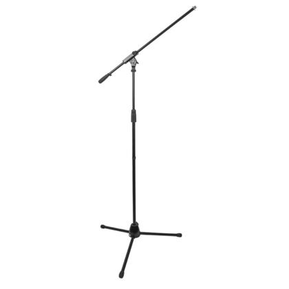 thumbnail image 2 of Collapsible Tripod Boom Mic Stand With 2 Mic Clips - Adjustable, Lightweight, For Studio & Live Music 2 of 10