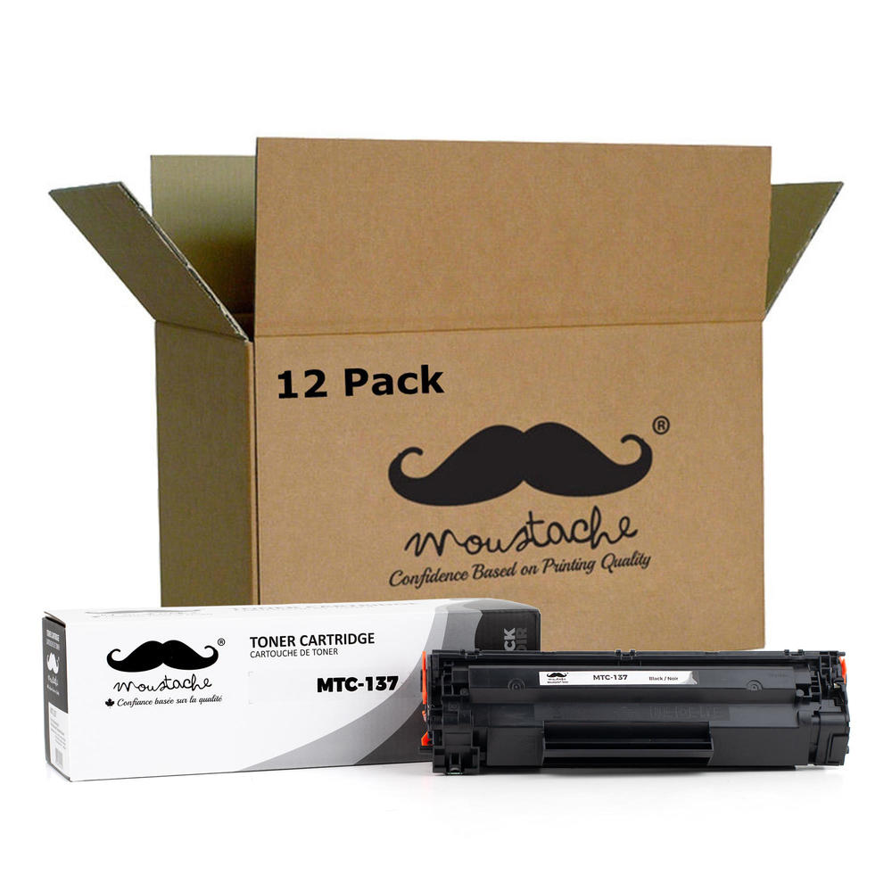 2 Cartucce Toner Compatibili Canon 137 Nero - ESquareOne Per Stampanti Laser - Foto 3