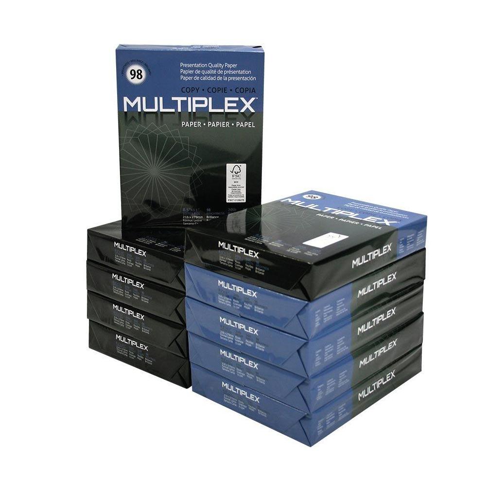 Multiplex High Bright Legal Size Paper 20lb, 8.5" x 14", 500 / Pack