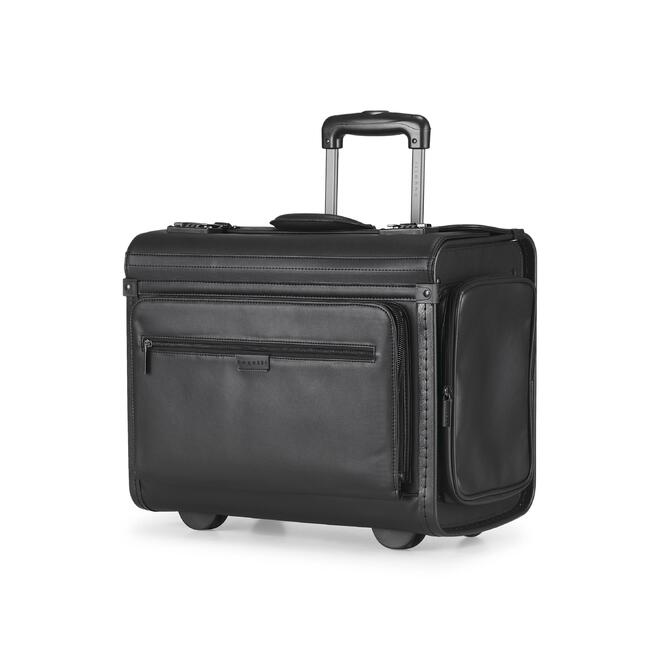 191 BZCW053 BLACK Catalogue and Business Cases Bugatti BZCW053 Synthetic Leather Computer Case with Telescopic Handle