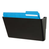 Deflect o 330 73604 Wall Files Deflecto Stackable DocuPocket Wall Files Black