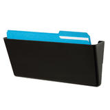 Deflect o 330 73604 Wall Files Deflecto Stackable DocuPocket Wall Files Black