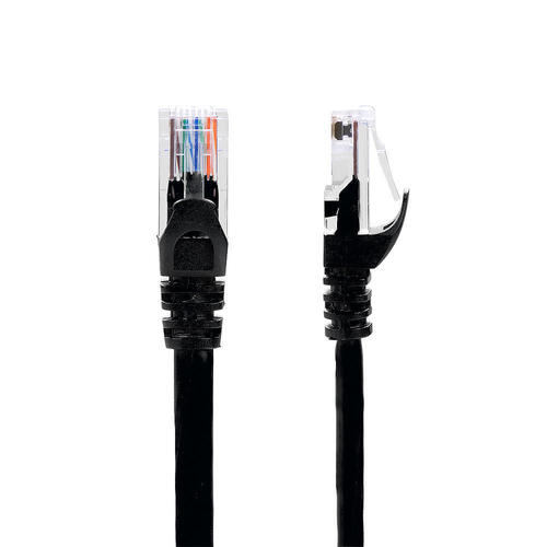 PrimeCables AT C6 05BK Cat6 6a Network Ethernet Cable 0 5FT Cat6 550MHz UTP 24AWG Ethernet Network Cable Black PrimeCables