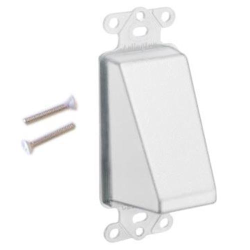 No Brand WP DPT WH Decora Wall Plates and Straps Decora Insert Plate Pass Through White