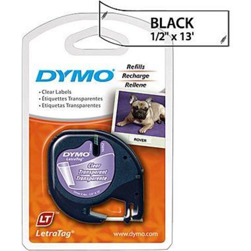 dymo label maker tape clear