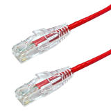 No Brand CAT6UT AllRD Cat6 6a Network Ethernet Cable Cat6 UTP Ultra Thin Patch Cable Red