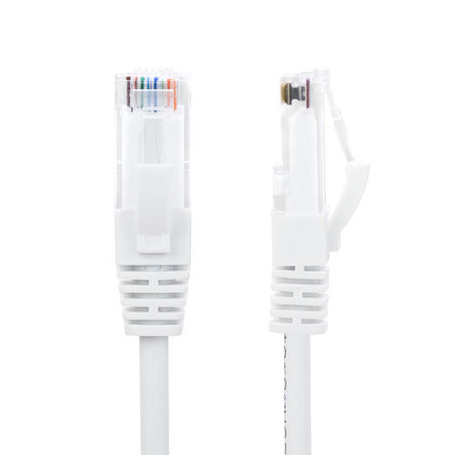 PrimeCables PC S900 C6slim 05Ft WH Cat6 6a Network Ethernet Cable Slim Cat6 28AWG UTP Ethernet Network Cable 0 5Ft White Prim