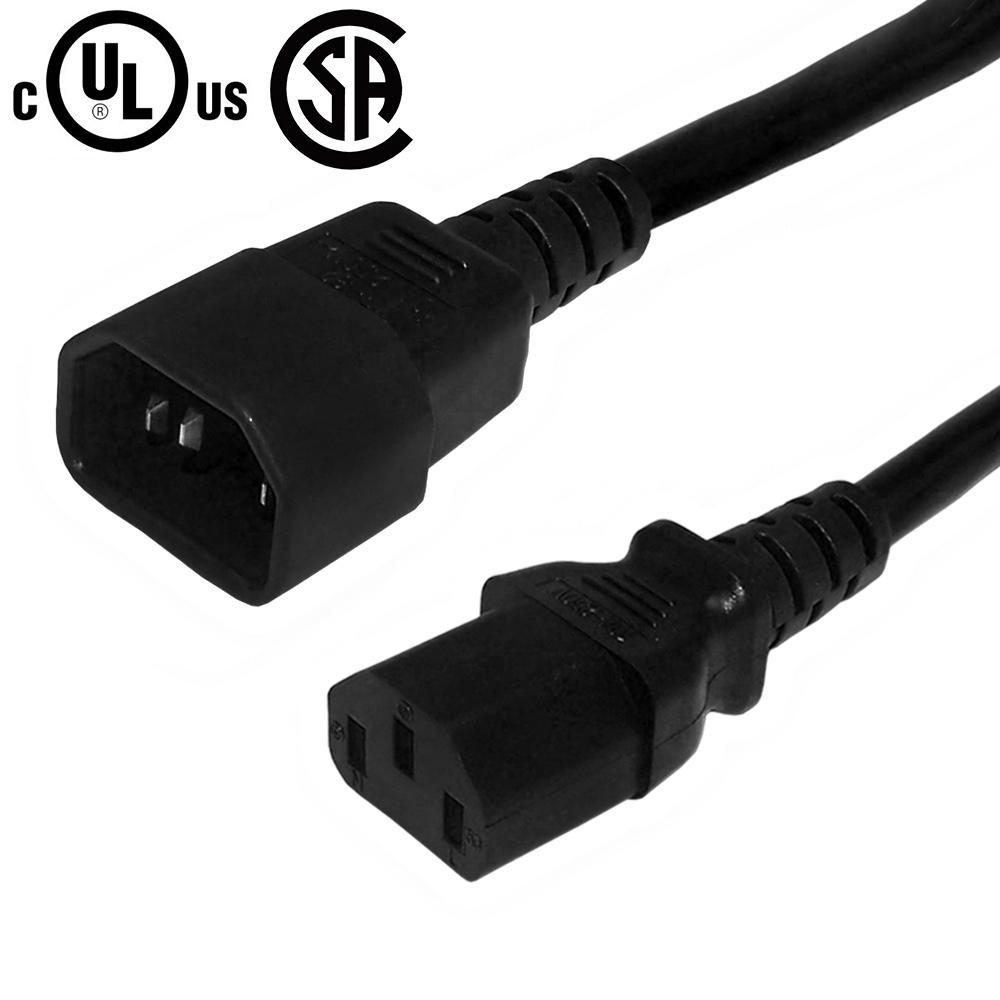 KNTK 1' CA Cavo di alimentazione IEC60320 C13/C14 14AWG 15A SJT UL