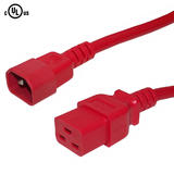 Cab PW 120 All Power Cables Cords IEC C14 to IEC C19 Power Cable 14AWG SJT