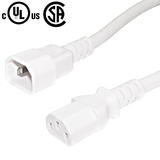 Cab PW 100C All Power Cables Cords IEC C13 to IEC C14 Power Cable 14AWG SJT