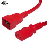 Cab PW 124 All Power Cables Cords IEC C13 to IEC C20 Power Cable 14AWG SJT