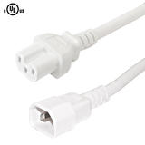 Cab PW 101C All Power Cables Cords IEC C15 to IEC C14 Power Cable 14AWG SJT