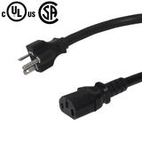 Cab PW 140 All Power Cables Cords NEMA 6 20P to IEC C13 Power Cable 14AWG SJT