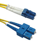 Cab FO 209 All Fiber Optic Duplex Cables Singlemode Duplex LC SC 9 Micron Fiber Cable 3mm Jacket
