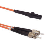 Cab FO 306 All Fiber Optic Duplex Cables Multimode Duplex MTRJ ST 50 micron Fiber Cable 1 8mm Jacket