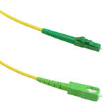 Cab FO 609 All SCALCA Fiber Optic Simplex Cables Singlemode Simplex LC APC to SC APC 9 Micron Fiber Cable 3mm Jacket LSZH
