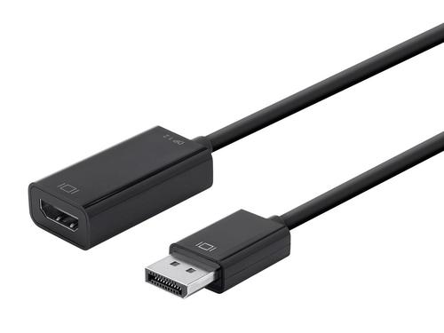 Monoprice Canada Cab 12781 Display Port Adapters DisplayPort 1 2a to 4K HDMI Active Adapter Black Monoprice