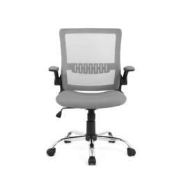 Colorful Mesh Office Chairs with Flip Up Arms, Mid Back - Moustache® - Black