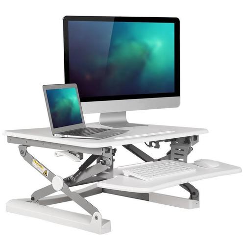 Height Adjustable Sit-Standing Desk Ergo Riser - PrimeCables
