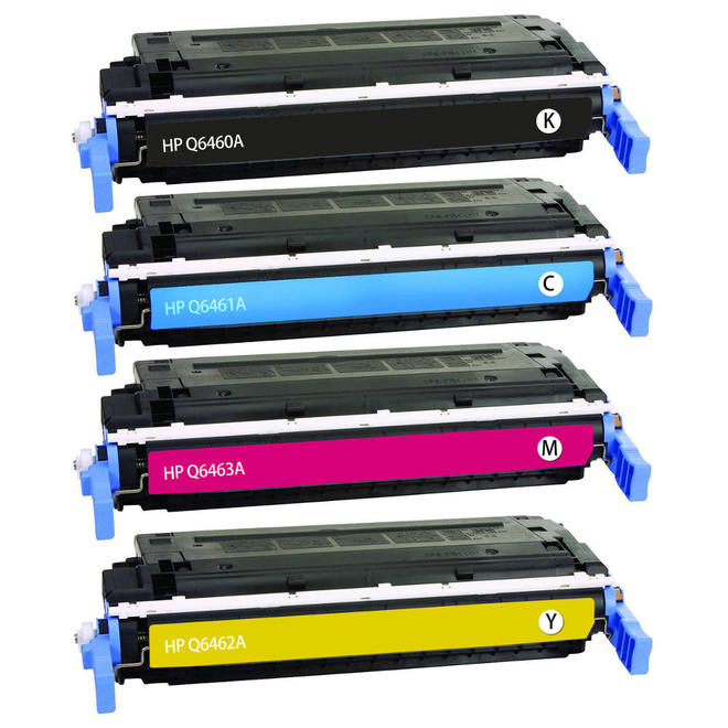 HP 644A Combo Color LaserJet 4730x mfp Remanufactured HP 644A Toner Cartridge Combo BK C M Y Q6460A Q6461A Q6463A Q6462A
