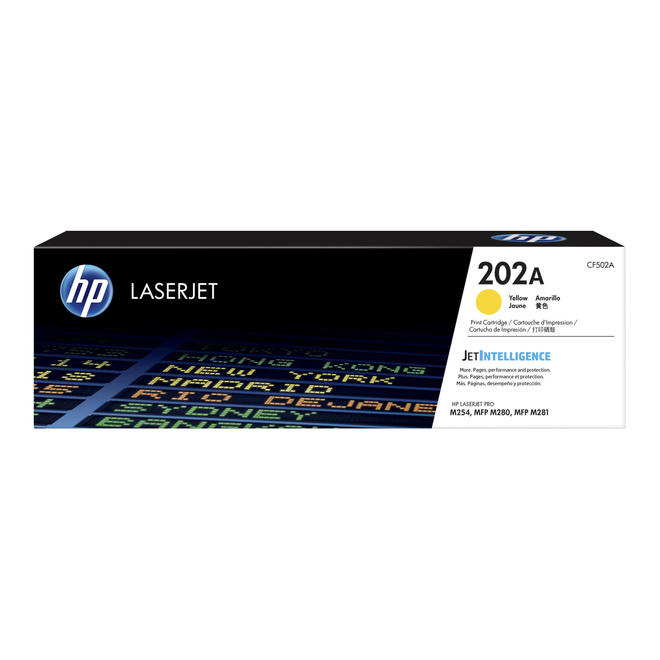 HP HP 202A CF502A OEM Color Laserjet Pro M254DW HP 202A CF502A Original Yellow Toner Cartridge
