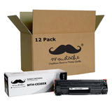 Moustache CE285X Jumbo LaserJet Pro M1212nf MFP Compatible HP 85X CE285X Black Toner Cartridge High Yield Moustache