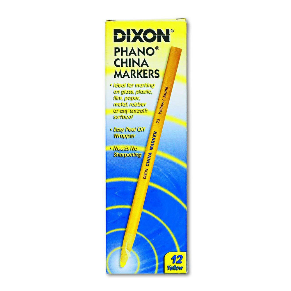 Dixon® Phano China Marker Pencils 12/Box