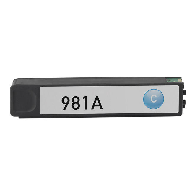 981A J3M68A PageWide Enterprise Color 556dn Remanufactured HP 981A J3M68A Cyan PageWide Ink Cartridge