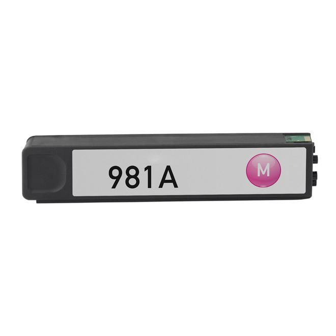 981A J3M69A PageWide Enterprise Color 556dn Remanufactured HP 981A J3M69A Magenta PageWide Ink Cartridge