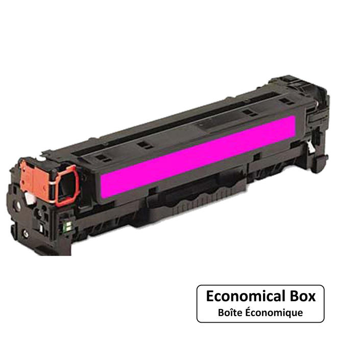 EcoBox CF383A EcoBox Color LaserJet Pro MFP M476dn Remanufactured HP 312A CF383A Magenta Toner Cartridge Economical Box