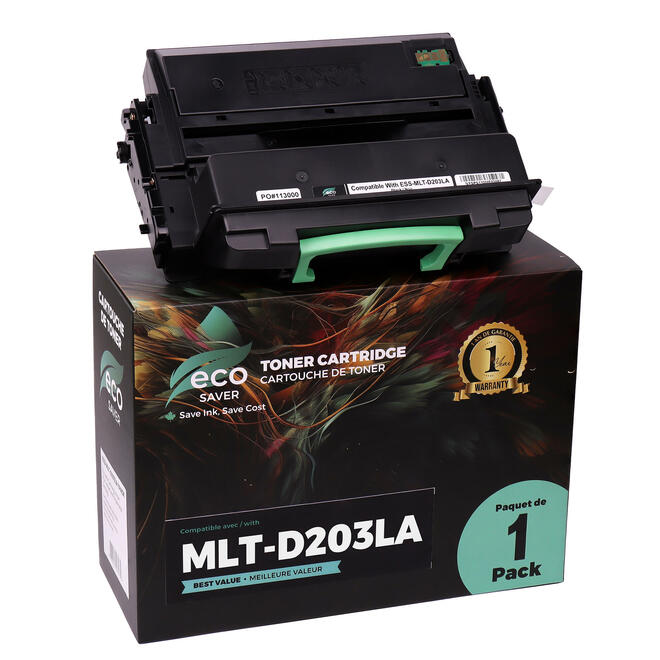 EcoBox MLT D203L EcoBox ProXpress M3320ND Samsung MLT D203L Compatible Black Toner Cartridge High Yield Economical Box