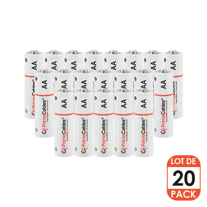 LivingBasics CAB ALK AA 20B Battery Charger AA 20pcs box alkaline battery paper box packing LivingBasics