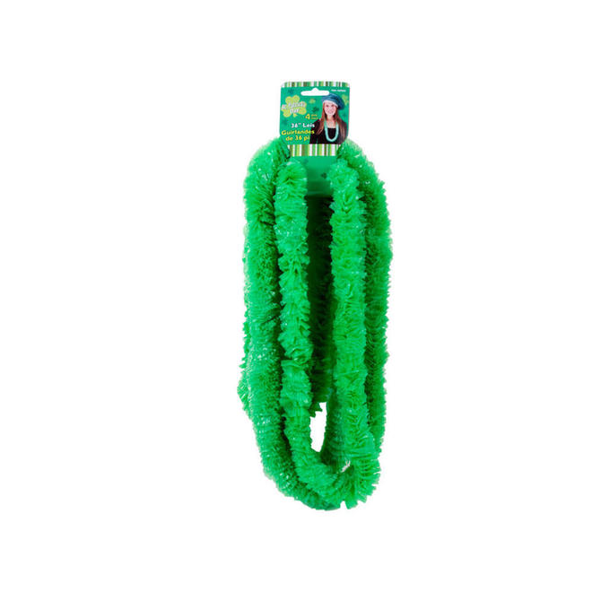 LVC 63242 Party Favors Saint Patrick Green Leis 32 4Pcs