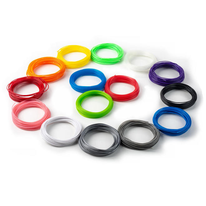 Moustache MOS 3DS 15C 3D Printer Supplies 3D Printing Pen PLA Filament 15 Colors Moustache