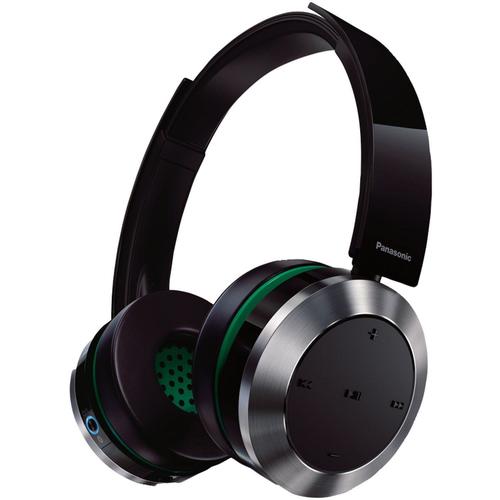 Panasonic RPBTD10K Headsets Panasonic RP BTD10 K Premium Bluetooth Wireless On Ear Headphones Black