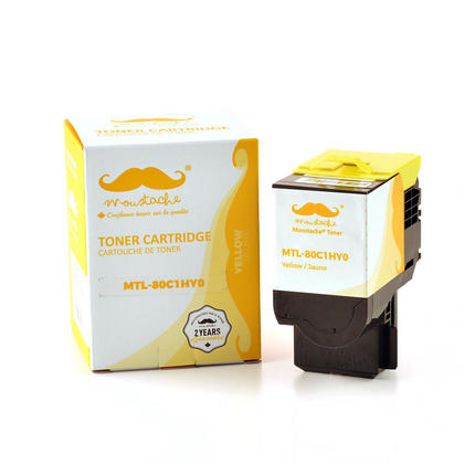 Lot 2 Toners Lexmark Originaux 80C2HMO (Magenta) Et 80C2HY0 (Jaune) - Neufs
