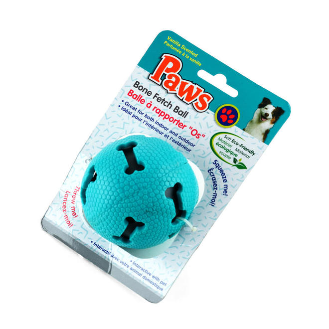 Other Brands LVC 79507 Dog PAWS Bone Fetch Ball 2 75 1 Randomized Color Per Pack