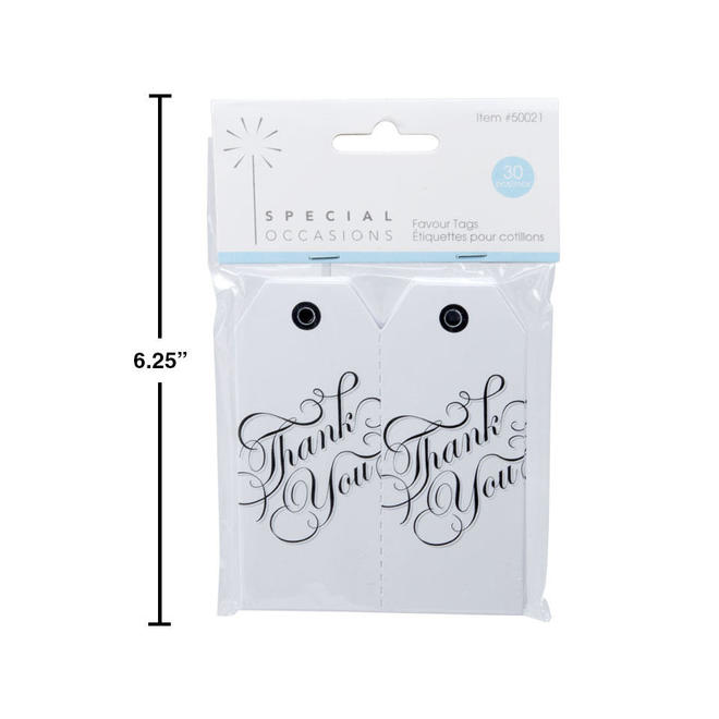 Other Brands LVC 50021 Wedding Party Supplies 30 pc Wedding Favour Tags