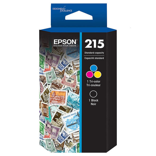 Epson T215120 BCS OEM WorkForce WF 100 Epson T215120 BCS Original Black and Tri color Ink Cartridge Combo