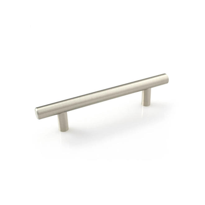 Other Brands LVE H040B 96 All Cabinet Drawer Hardware Satin Nickel Finish Contemporary Metal T Bar Handle Pulls Center to Cen