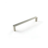 Other Brands LVE H033 160BSS ALL Cabinet Drawer Hardware Satin Nickel Finish Contemporary Metal Square Style Handle Pulls Cen