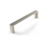 Other Brands LVE H022 128BSS ALL Cabinet Drawer Hardware Satin Nickel Finish Contemporary Metal Square Style Handle Pulls Cen