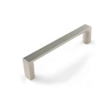 Other Brands LVE H022 160BSS ALL Cabinet Drawer Hardware Satin Nickel Finish Contemporary Metal Square Style Handle Pulls Cen