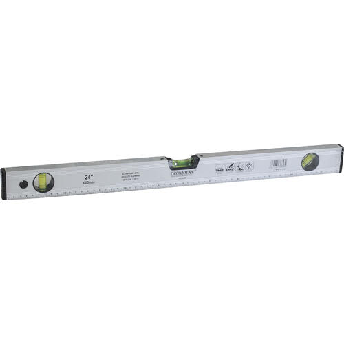 CAB HT 0936260 Hand Tools Professional Grade Three Side Milled Heavy Duty Aluminium Level for Leveling 600mm 24 Level
