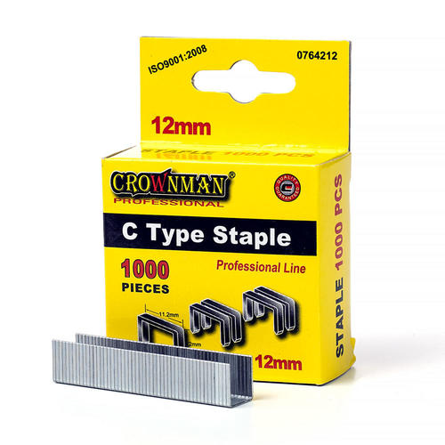 CAB HT 0764212 Hand Tools High Quality C Type Chisel Points Closing Staples 1 2x10x12mm 1000 Pieces