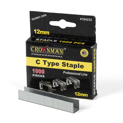 CAB HT 0764232 Hand Tools High Quality C Type Chisel Points Closing Staples 0 7x10x12mm 1000 Pieces