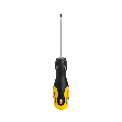 CAB HT 0600001 Hand Tools Magnetic Tip Slotted Screwdriver with Double Color TPR Handle 3 0 75mm