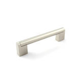 Other Brands LVE H508 160 ALL Cabinet Drawer Hardware Satin Nickel Finish Contemporary Metal Boss Bar Handle Pulls Center to 